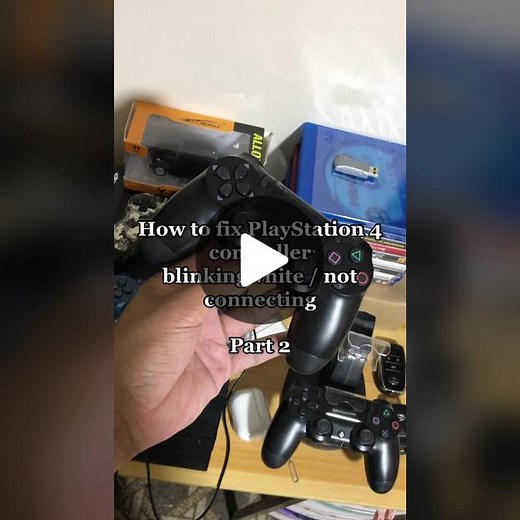 How to Fix PlayStation 4 Controller Blinking White Light