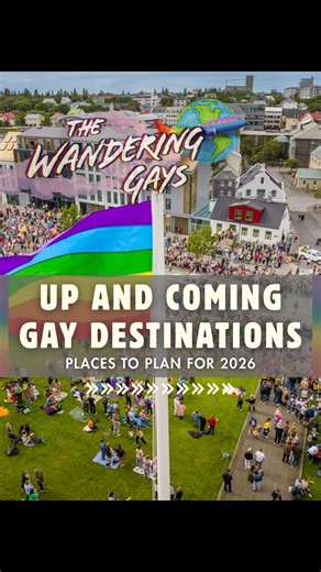 The Wandering Gays on Instagram: "🏳️‍🌈 Best Gay Destinations For 2026 🏖️ Most Improved? 💌 Share Them Below Let's talk about the improved gay scenes, abundance of LGBTQ+ hotels, leaps and bounds for progress, and places that 10 years ago didn't have that wow factor. If you have any particular hotels, bars, parties, resorts, etc., that you want to shout out as well, then please tag them in the comments so we can feature them on our page. #gay #gaytravel #gaydestinat