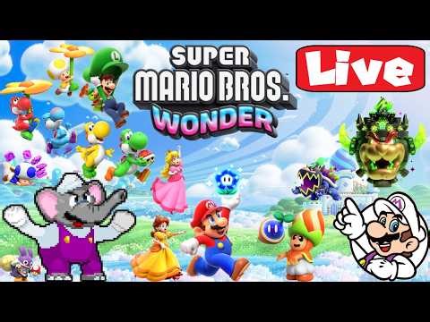 Super Mario Bros. Wonder Part 1 - The Flower Kingdom is in trouble, a WONDERFUL adventure awaits us!