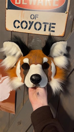 Red Panda Mask - Etsy