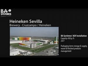 AGV installation in Heineken, Sevilla