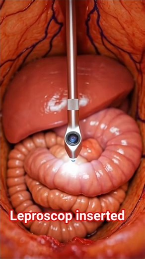 Laparoscope inserted #daygnastic lepro #appendectomy #camera #viral #trending #leproscopy