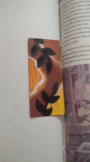 🌿✨Aesthetic boho art bookmark.... #shorts #youtubeshorts #diy