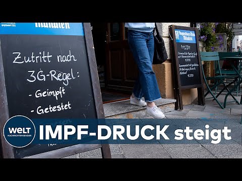 CORONA-PANDEMIE: 2G- und 3G-Regeln erhöht den Druck auf Ungeimpfte