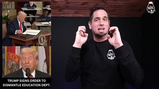 The Daily Moth 3-21-2025: Trump signs executive order to dismantle Education Department; Statement from Gallaudet President Cordano; Lawyer for man deported to El Salvador said “ILY” handshapes mistook as gang signs; Giant blaze at London’s Heathrow Airport; Newborn girl in Gaza survives Israeli airstrike; Judge blocks DOGE from Social Security records; Kirsty Coventry elected first female president of IOC Transcript: https://www.dailymoth.com/blog/the-daily-moth-3-21-2025 | The Daily Moth