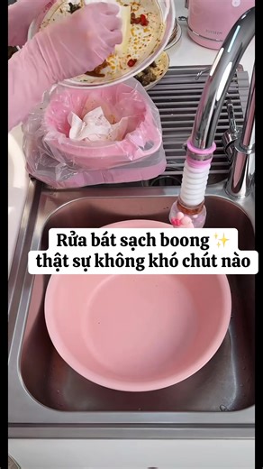 Chỉ với cách rửa bát đơn giản, bát đũa có thể nói là sạch boong phát sáng tới tận tương lai của bạn☺️✨✨✨🧽💦 #nhinhabep #tips #ruabat #noitro #ruachen