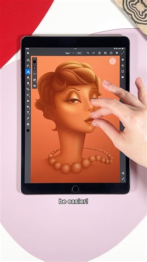 How to draw a simple face- beginner tutorial! #digitalart #art #illustration