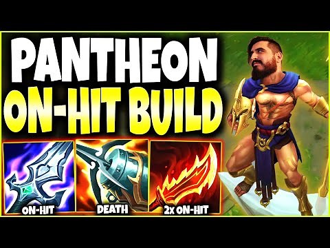 New On-Hit PTA Pantheon Season 12 Build can do 100% HP DMG with 1 W 🔥 LoL Top Pantheon s12 Gameplay