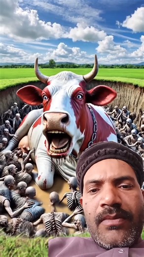 The Demon Cow Mystery: What Rose From the Ground Shocked Everyone!”#ai#shortvideo #cow
