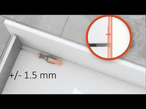 Blum LEGRABOX Adjustment
