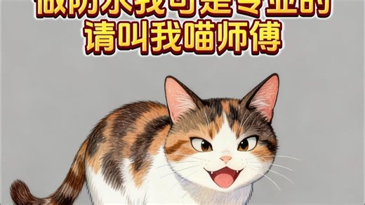 小猫发现水管破裂，化身“维修工”用爪子堵住洞口