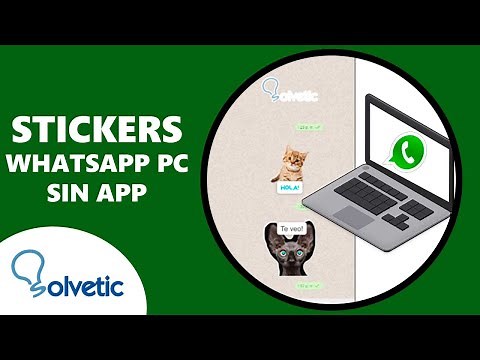 🕺 💻 CREAR STICKERS para WhatsApp en PC SIN APP