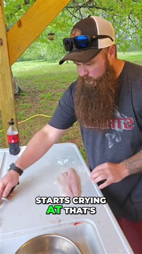 Cooking Up Hybrid Striped Bass: A Live Stream Feast! #shorts