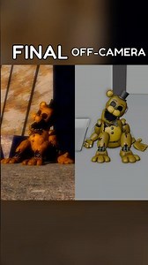 FNaF Withered Golden Freddy over the years | BTS vs Animation