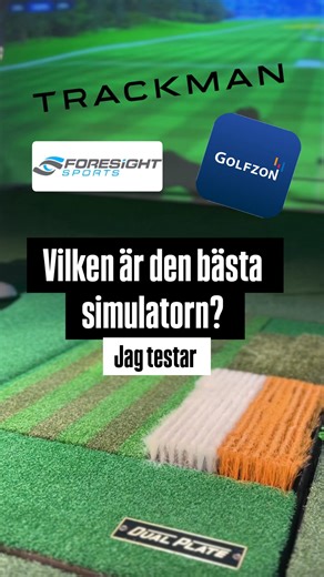 Niclas | Golf & Banreviews ⛳️ on Instagram: "Därför tycker jag du ska testa en ny typ av simulator! ⛳️💻 Ska du träna svingen, spela en seriös runda eller bara ha kul med polarna? Valet av simulator avgör mer än du tror. I samarbete med Indoor Golf Group i Bromma testar jag skillnaden på tre av systemen. Här är den tekniska breakdownen: 1. Trackman 4 Här är det Dual Radar Technology som gäller. En radar följer klubbans rörelse och en annan mäter bollens flykt. Teknisk fördel: OES (Optically Enha
