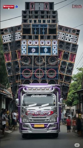 Unbelievable! Truck Packed with Massive Speakers
