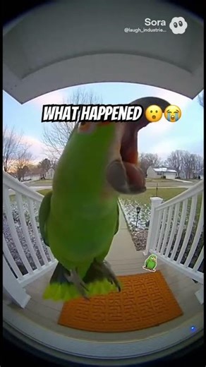 Parrot screaming