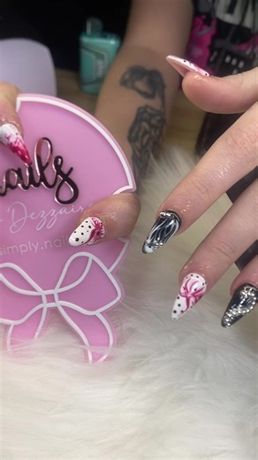 Nail Art Inspired by Tokyo Ghoul for Anime Fans