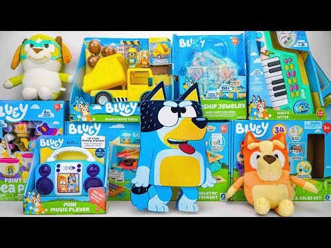 Bluey Toy Collection Unboxing Review 🐾 Mystery Funny Bandit Box & Bluey Honey Plush