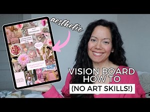 How to Make a Pink Aesthetic Vision Board Using Canva + Pinterest (DETAILED / for Beginners)