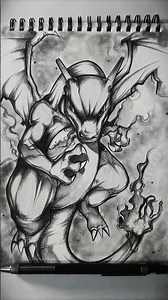 Drawing Charizard 🔥 | #art #anime #animeart #animedrawing #pokemon