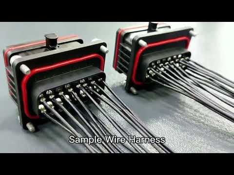 Automatic Single End Cable Welding, Terminal Crimping and Harness Insertion Machine