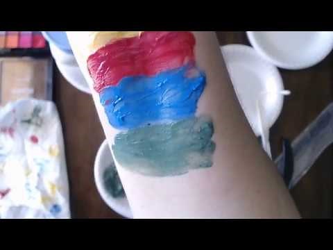 Easy 2 Ingredient DIY Face Paint