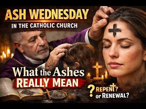 Ash Wednesday Celebration in the Catholic Church: What the Ashes Really Mean