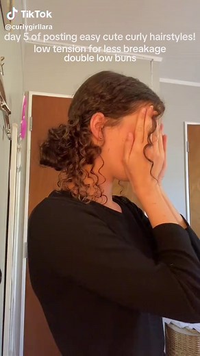 Double Buns Tutorial for Easy Cute Curly Hairstyles