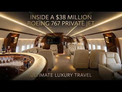Inside a $38 Million Boeing 767 Private Jet #aviation #flight #movie #aviationlovers #shortsindia