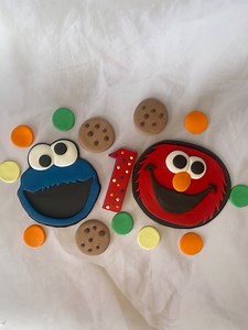 Elmo and the Cookie Monster Set - Etsy