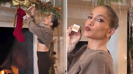 Jennifer Lopez gives fans a brief glimpse at her $65M mansion in holiday advert