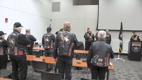 4.5K views · 41 reactions | Thank you to Lake County, IL Government Communications for producing a video highlighting Rolling Thunder Chapter Illinois Chapter 2 unveiling the POW/MIA Chair of Honor and officially turning it over to the care of the Lake County Sheriff’s Office! We are beyond honored to display such an important symbol. | Lake County IL Sheriff's Office | Facebook