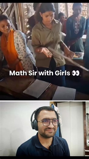 Manjeet Kulhari on Instagram: "Math sir ke sath girls and boys😂😅 This reel contains my original reaction, commentary, voice, and edits on a viral clip. Created purely for entertainment and creative expression."