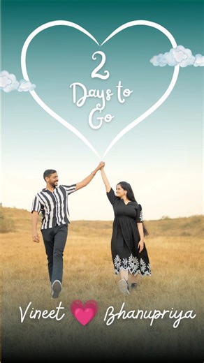 Vineet & Bhanupriya on Instagram: "Loading... 2 Days to Goo ⏰"