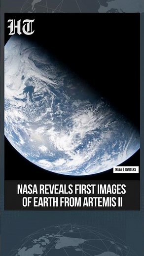 Stunning First Earth Photos Captured By Artemis II Crew Inside Orion Capsule | #shorts
