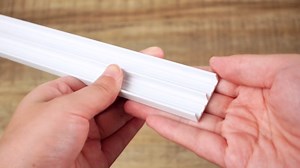 Landical 2 Sets 4 ft Long Plastic Sliding Cabinet Door Track Hardware Set for 1/2" Thick Panels Glass Window Cabinet Door Track for Sliding Closet Doors, Easy Quick Installation