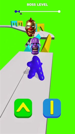 Iron Man 🧡 Vs Thanos 💜🤯 Blob Shifter 3d Boss Level #shorts #gameplay #games #gaming