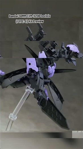 Bandai 30MM EXM-X20B Levinix (TYPE-B) Preview #modelkit #plamo #mecha #30minutesmissions