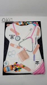 Nurses.... THANK YOU!! #cake #cakedecorating #artist #art #cakedesign #bakery #cooking #nurses #nurselife | OKC Cake Lady