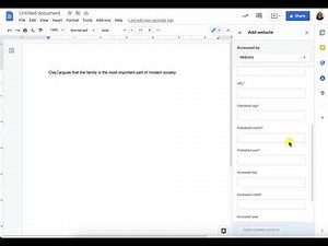 APA 7 Easy In-Text Citations & References in Google Docs