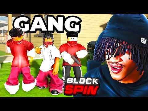 I Made a GANG in Roblox BlockSpin...
