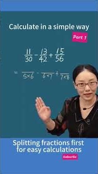 Master Fraction Calculations in Seconds! 🧠✨ #maths #education #learn #thinking #school