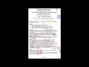 B.Sc Data science (Machine Learning) 4th sem 2nd year