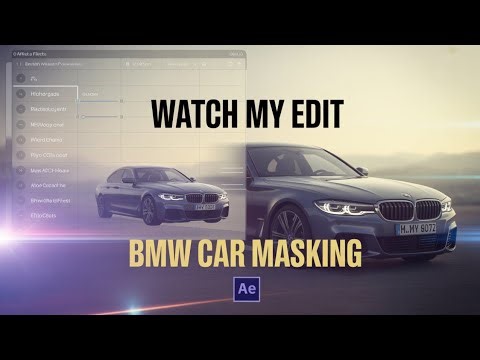 Car Mask Effect in After Effects | Watch My Edit Series Ep.1