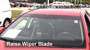 Front Windshield Wiper Blade Change: 2013 Toyota Camry Hybrid LE 2.5L 4 Cyl.