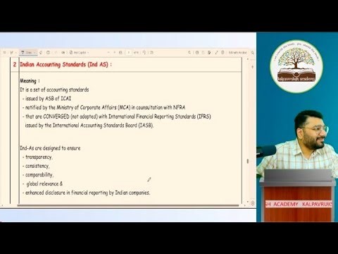 CA Inter | Ch 1 | Lecture 3 | Introduction to Accounting Standard | Ind AS