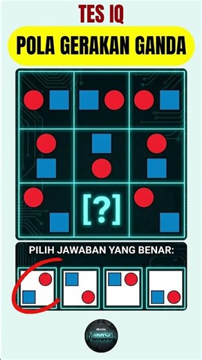 🏆 [TES IQ] Tes Logika - Pola Gerakan Ganda🏆 #shorts #tesiq #psikotes