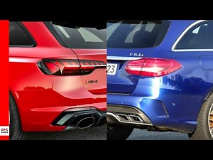 2020 Audi RS 4 Avant vs Mercedes C63 AMG Estate Wagon Exhaust Sound