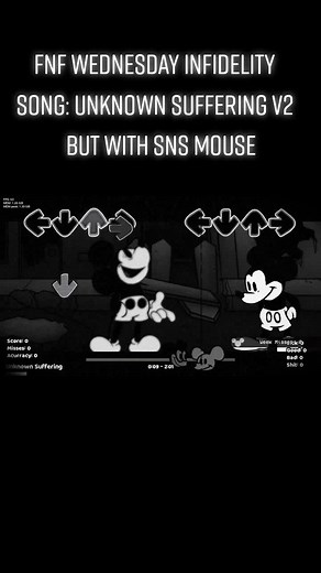 Mickey Mouse FNF Mod: Unknown Suffering V2 and Wednesday Infidelity